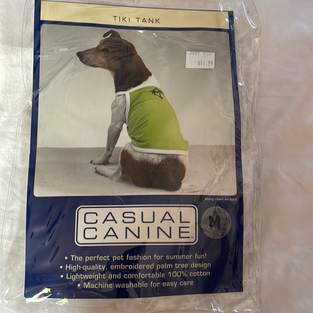 Casual Canine size medium, Tiki Tank